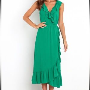 Petal & Pup Mariska Dress- Green